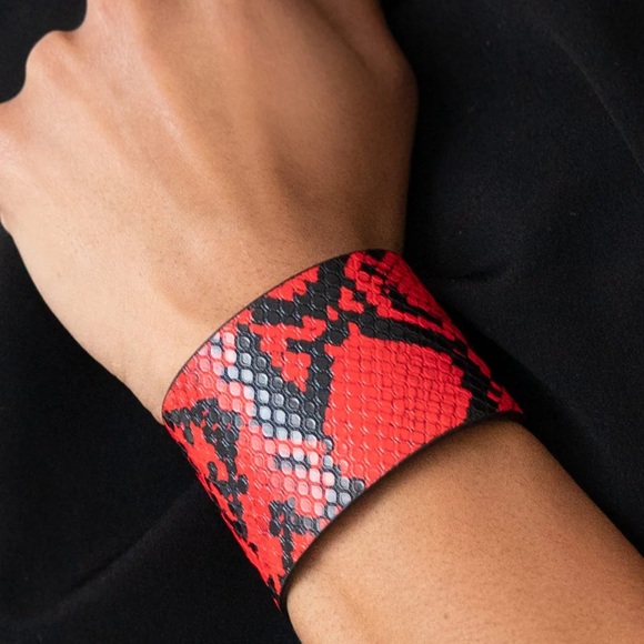 The Rest Is HISS-tory - Red Bracelet by Paparazzi - Picture 1 of 2